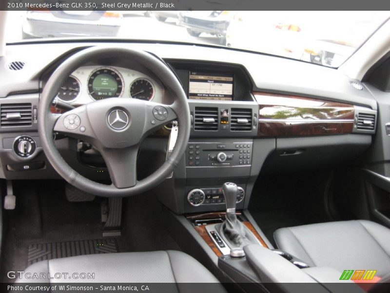 Steel Grey Metallic / Black 2010 Mercedes-Benz GLK 350