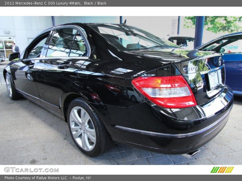 Black / Black 2011 Mercedes-Benz C 300 Luxury 4Matic