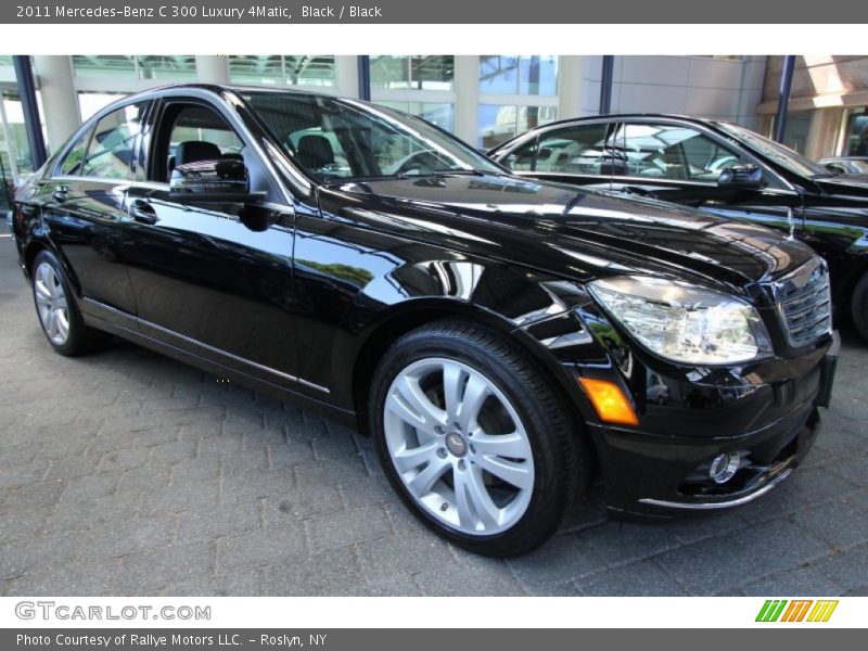 Black / Black 2011 Mercedes-Benz C 300 Luxury 4Matic
