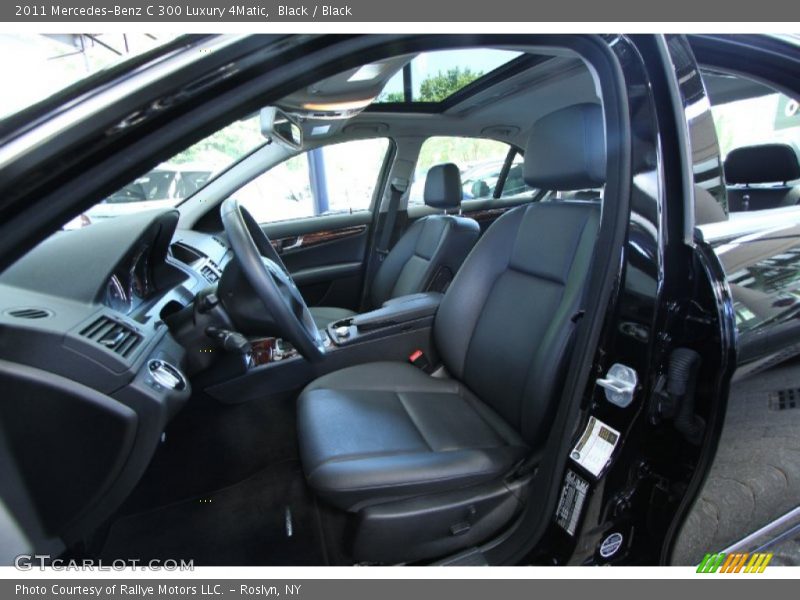 Black / Black 2011 Mercedes-Benz C 300 Luxury 4Matic