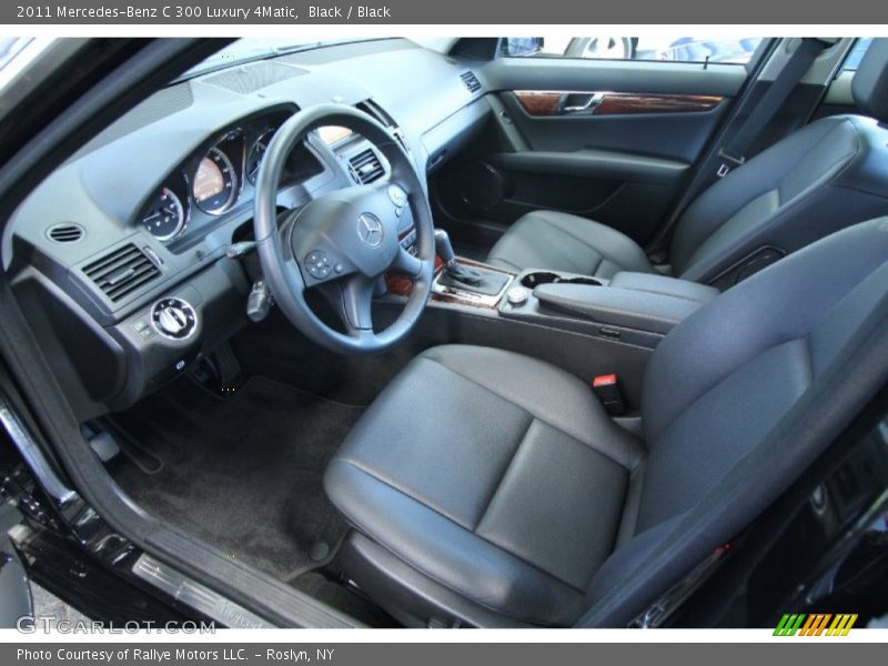 Black / Black 2011 Mercedes-Benz C 300 Luxury 4Matic