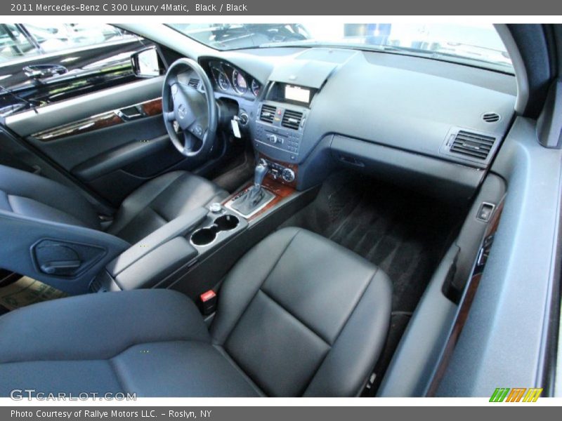 Black / Black 2011 Mercedes-Benz C 300 Luxury 4Matic