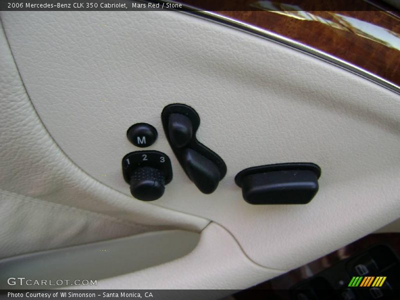 Mars Red / Stone 2006 Mercedes-Benz CLK 350 Cabriolet