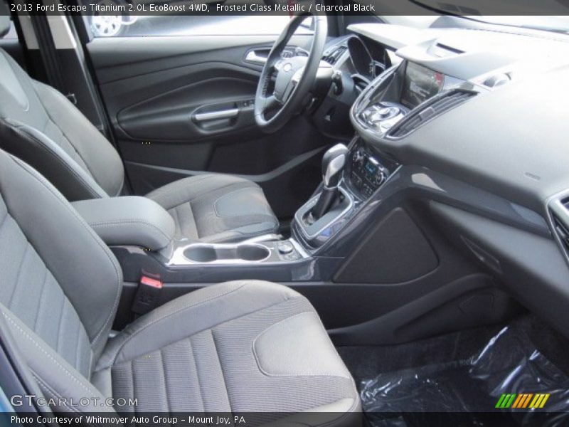  2013 Escape Titanium 2.0L EcoBoost 4WD Charcoal Black Interior