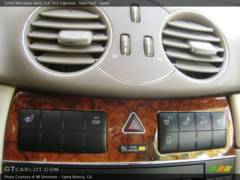 Mars Red / Stone 2006 Mercedes-Benz CLK 350 Cabriolet