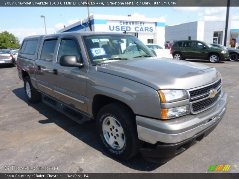 Graystone Metallic / Dark Titanium Gray 2007 Chevrolet Silverado 1500 Classic LT Crew Cab 4x4