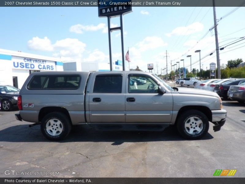 Graystone Metallic / Dark Titanium Gray 2007 Chevrolet Silverado 1500 Classic LT Crew Cab 4x4