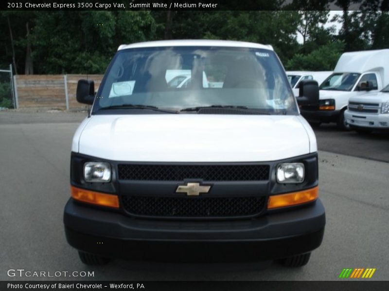 Summit White / Medium Pewter 2013 Chevrolet Express 3500 Cargo Van