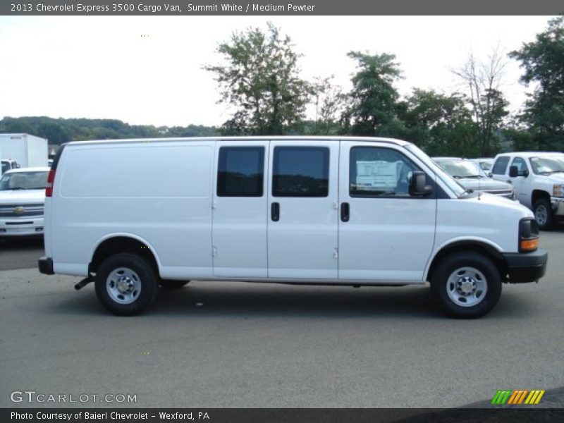Summit White / Medium Pewter 2013 Chevrolet Express 3500 Cargo Van