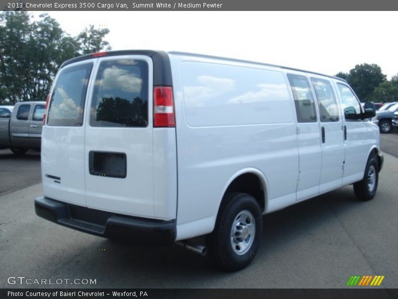 Summit White / Medium Pewter 2013 Chevrolet Express 3500 Cargo Van