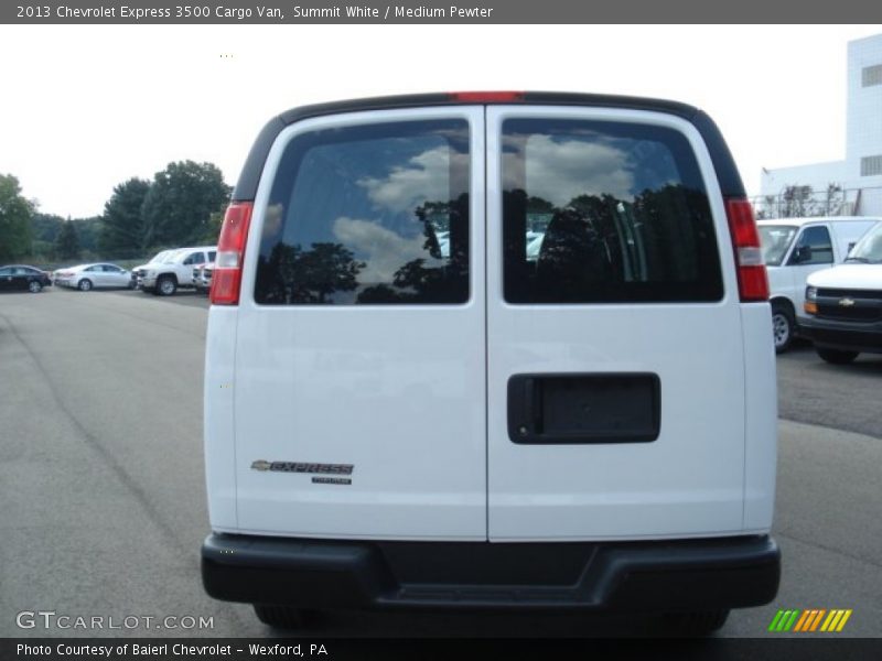 Summit White / Medium Pewter 2013 Chevrolet Express 3500 Cargo Van