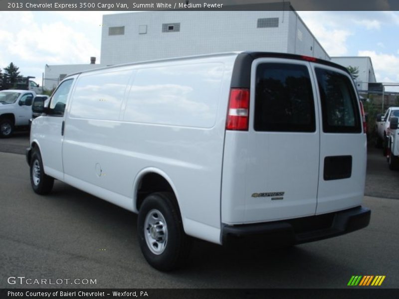 Summit White / Medium Pewter 2013 Chevrolet Express 3500 Cargo Van