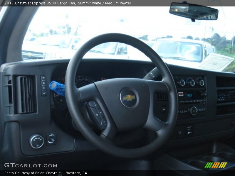 Summit White / Medium Pewter 2013 Chevrolet Express 3500 Cargo Van