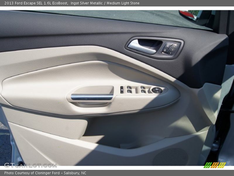 Ingot Silver Metallic / Medium Light Stone 2013 Ford Escape SEL 1.6L EcoBoost