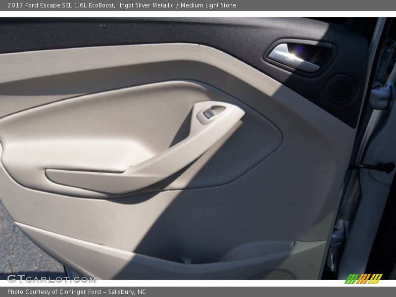 Ingot Silver Metallic / Medium Light Stone 2013 Ford Escape SEL 1.6L EcoBoost