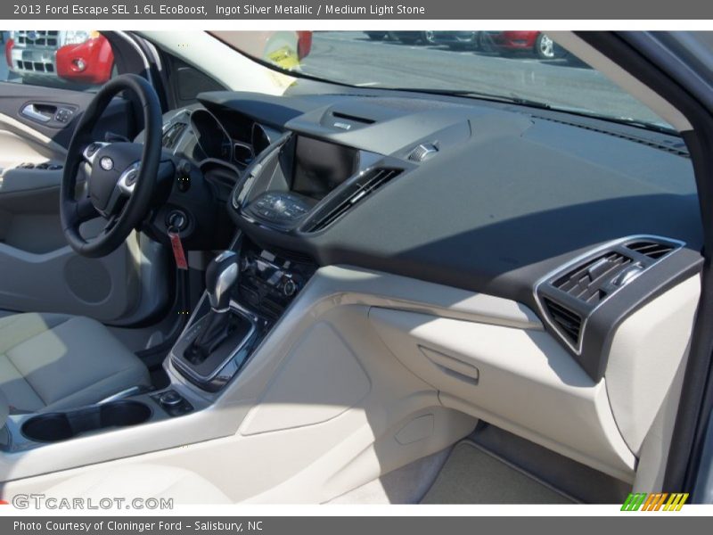 Ingot Silver Metallic / Medium Light Stone 2013 Ford Escape SEL 1.6L EcoBoost