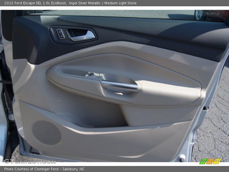 Ingot Silver Metallic / Medium Light Stone 2013 Ford Escape SEL 1.6L EcoBoost