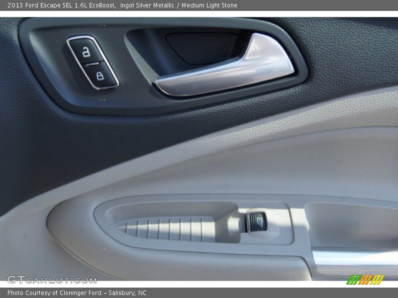 Ingot Silver Metallic / Medium Light Stone 2013 Ford Escape SEL 1.6L EcoBoost