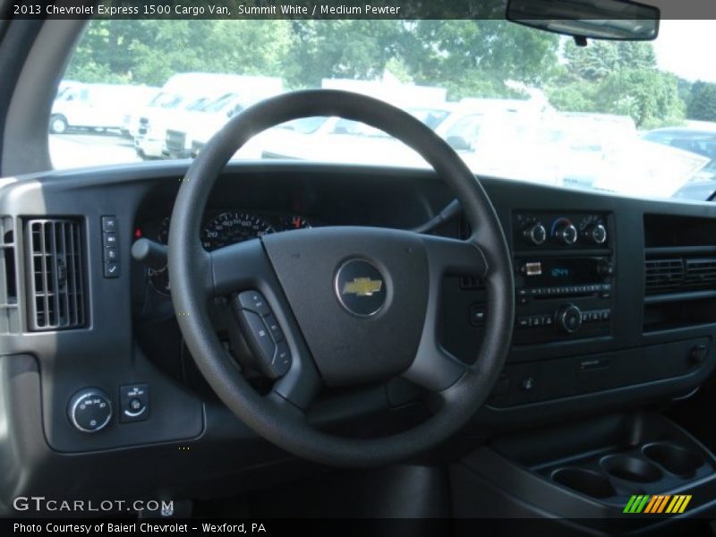 Summit White / Medium Pewter 2013 Chevrolet Express 1500 Cargo Van