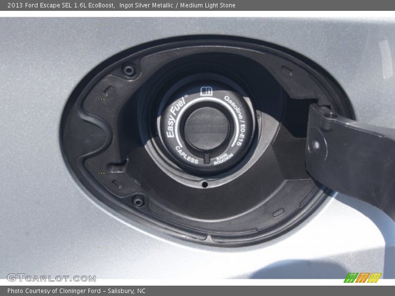 Ingot Silver Metallic / Medium Light Stone 2013 Ford Escape SEL 1.6L EcoBoost