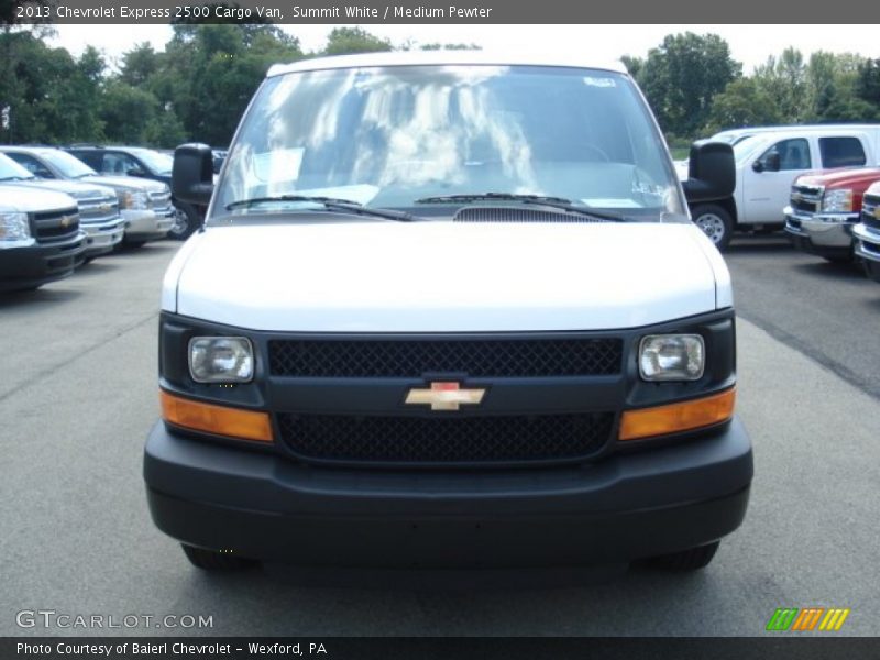 Summit White / Medium Pewter 2013 Chevrolet Express 2500 Cargo Van