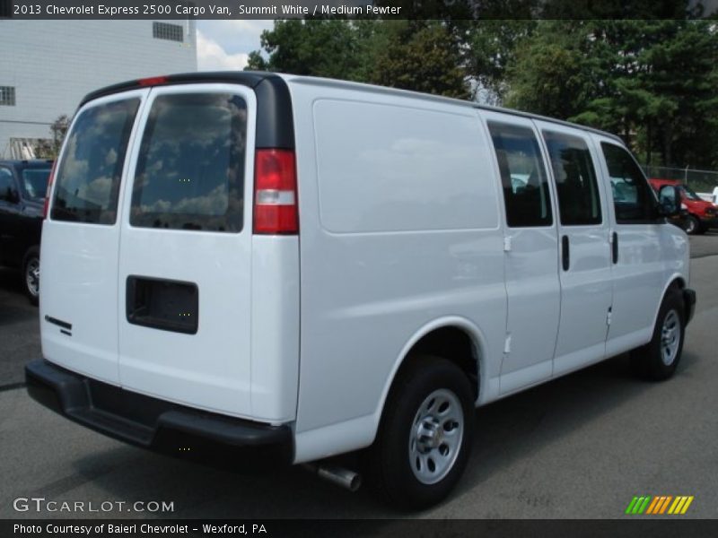 Summit White / Medium Pewter 2013 Chevrolet Express 2500 Cargo Van