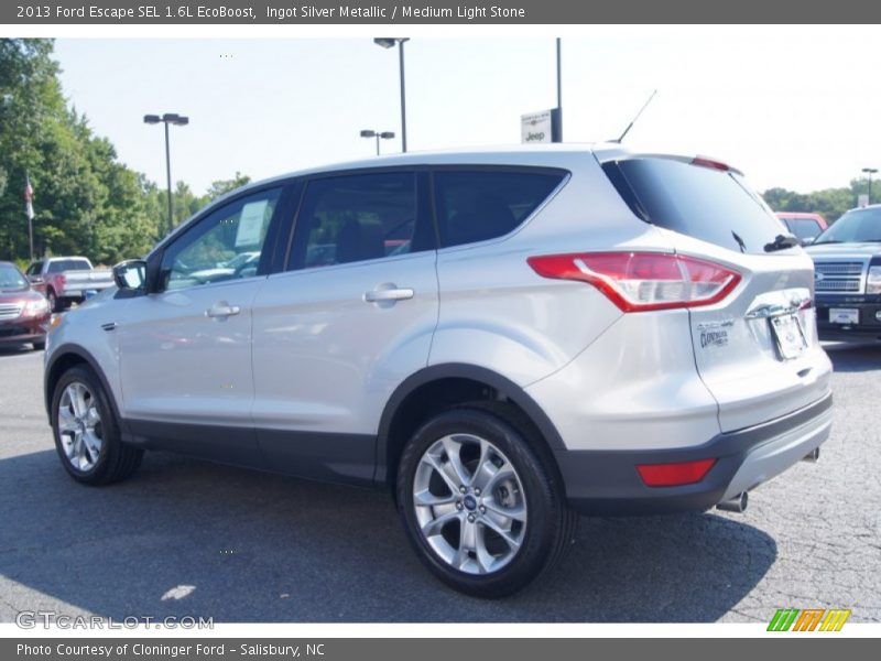 Ingot Silver Metallic / Medium Light Stone 2013 Ford Escape SEL 1.6L EcoBoost