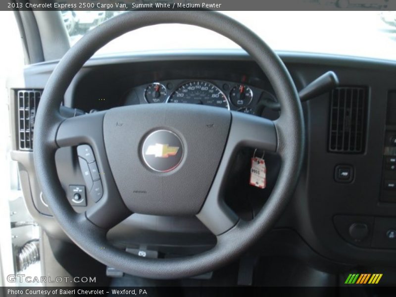 Summit White / Medium Pewter 2013 Chevrolet Express 2500 Cargo Van