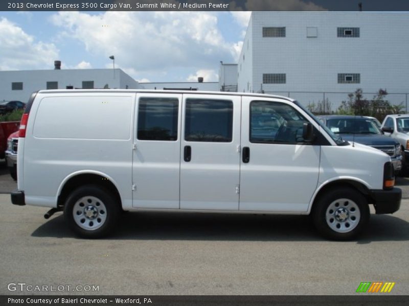 Summit White / Medium Pewter 2013 Chevrolet Express 3500 Cargo Van