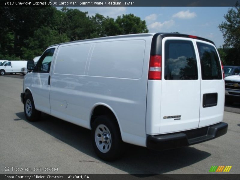 Summit White / Medium Pewter 2013 Chevrolet Express 3500 Cargo Van