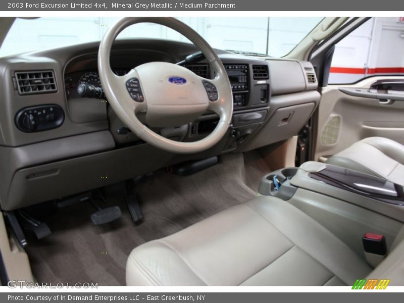 Mineral Grey Metallic / Medium Parchment 2003 Ford Excursion Limited 4x4