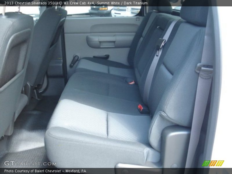 Summit White / Dark Titanium 2013 Chevrolet Silverado 3500HD WT Crew Cab 4x4