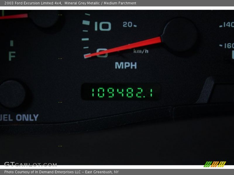 Mineral Grey Metallic / Medium Parchment 2003 Ford Excursion Limited 4x4