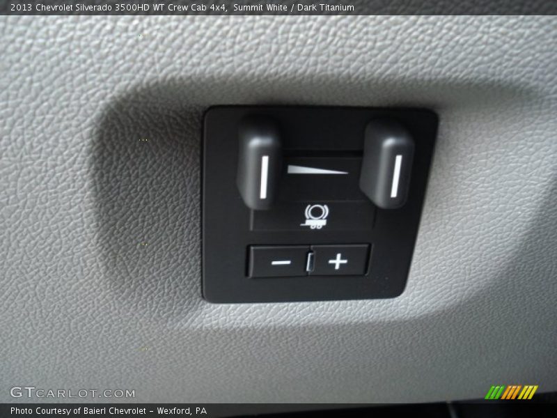Summit White / Dark Titanium 2013 Chevrolet Silverado 3500HD WT Crew Cab 4x4
