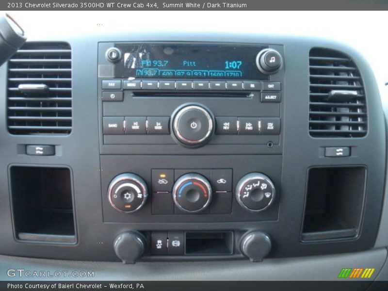 Summit White / Dark Titanium 2013 Chevrolet Silverado 3500HD WT Crew Cab 4x4