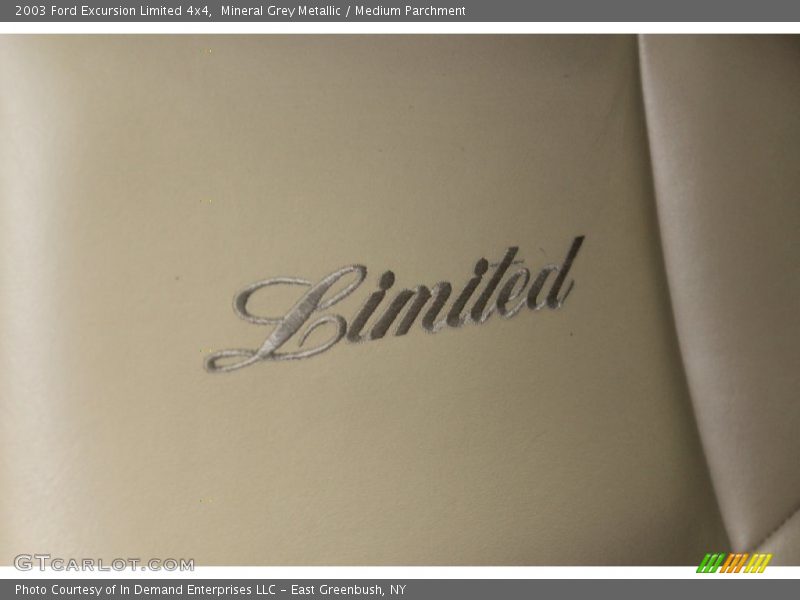 Mineral Grey Metallic / Medium Parchment 2003 Ford Excursion Limited 4x4