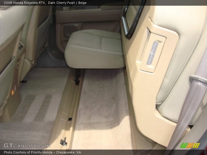 Dark Cherry Pearl / Beige 2008 Honda Ridgeline RTX