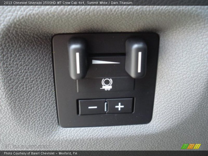 Summit White / Dark Titanium 2013 Chevrolet Silverado 3500HD WT Crew Cab 4x4