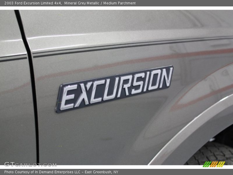 Mineral Grey Metallic / Medium Parchment 2003 Ford Excursion Limited 4x4