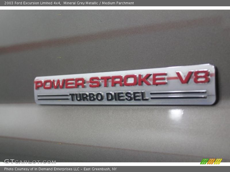 Mineral Grey Metallic / Medium Parchment 2003 Ford Excursion Limited 4x4