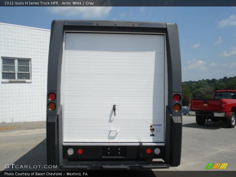 Arctic White / Gray 2012 Isuzu N Series Truck NPR