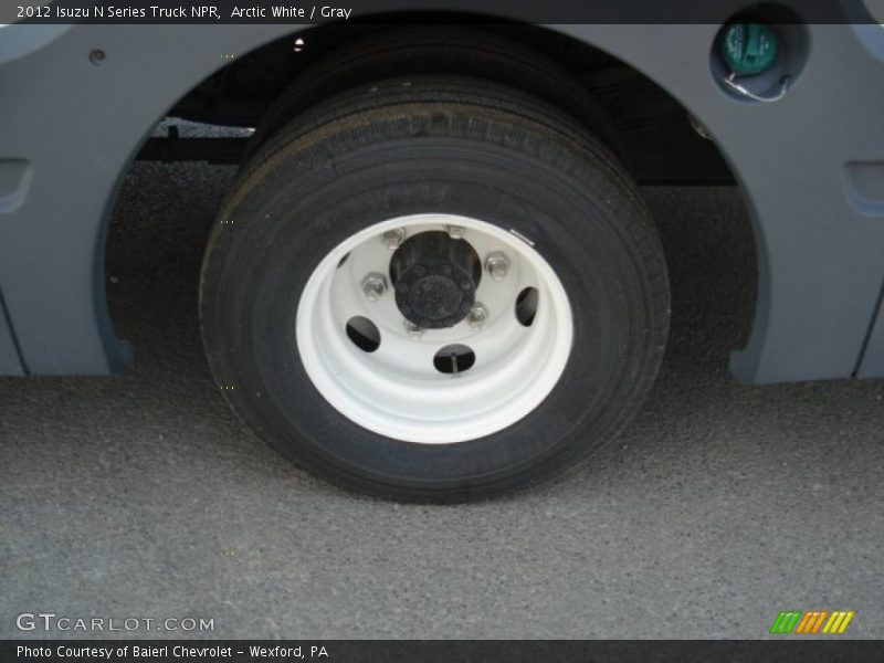 Arctic White / Gray 2012 Isuzu N Series Truck NPR