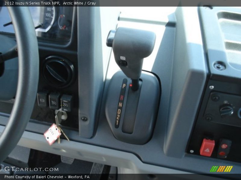 Arctic White / Gray 2012 Isuzu N Series Truck NPR