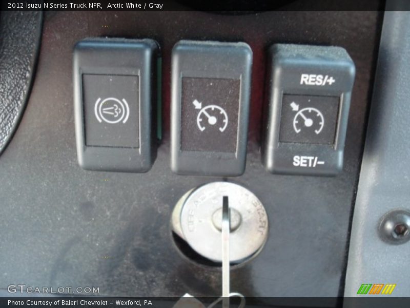 Arctic White / Gray 2012 Isuzu N Series Truck NPR