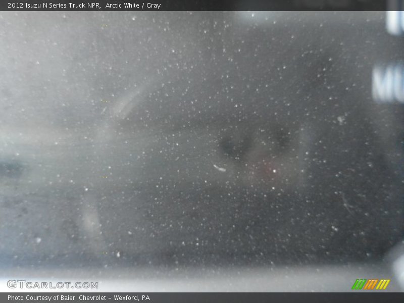 Arctic White / Gray 2012 Isuzu N Series Truck NPR
