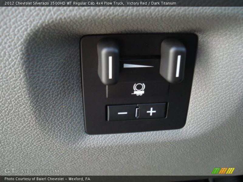 Victory Red / Dark Titanium 2012 Chevrolet Silverado 3500HD WT Regular Cab 4x4 Plow Truck