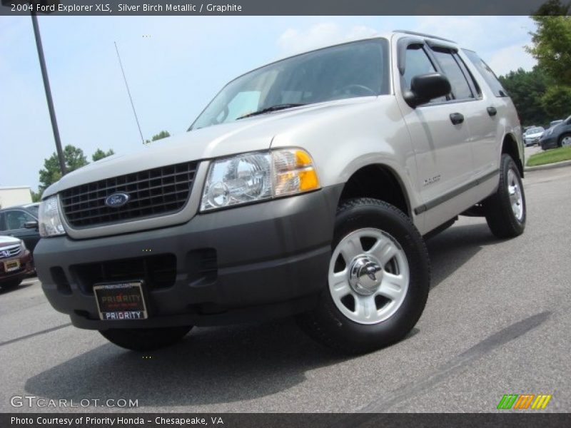 Silver Birch Metallic / Graphite 2004 Ford Explorer XLS
