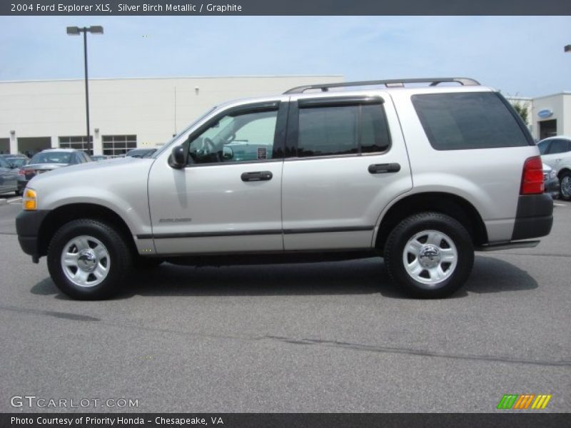 Silver Birch Metallic / Graphite 2004 Ford Explorer XLS