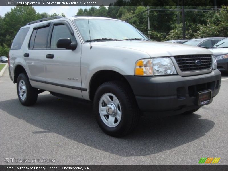 Silver Birch Metallic / Graphite 2004 Ford Explorer XLS