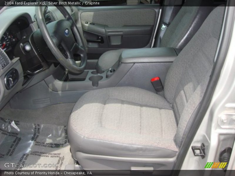 Silver Birch Metallic / Graphite 2004 Ford Explorer XLS